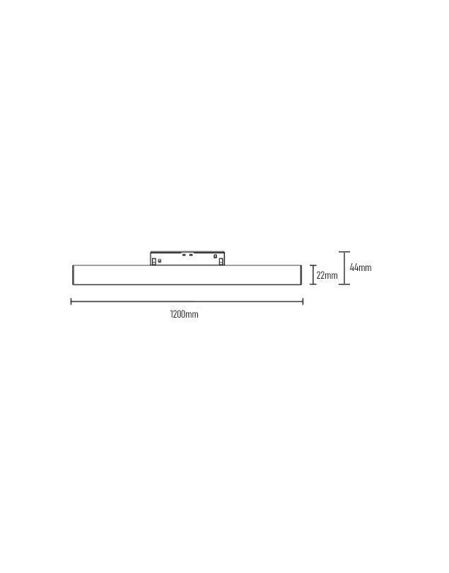 Lineer Opal Pleksi Magnet Armatür 1200mm