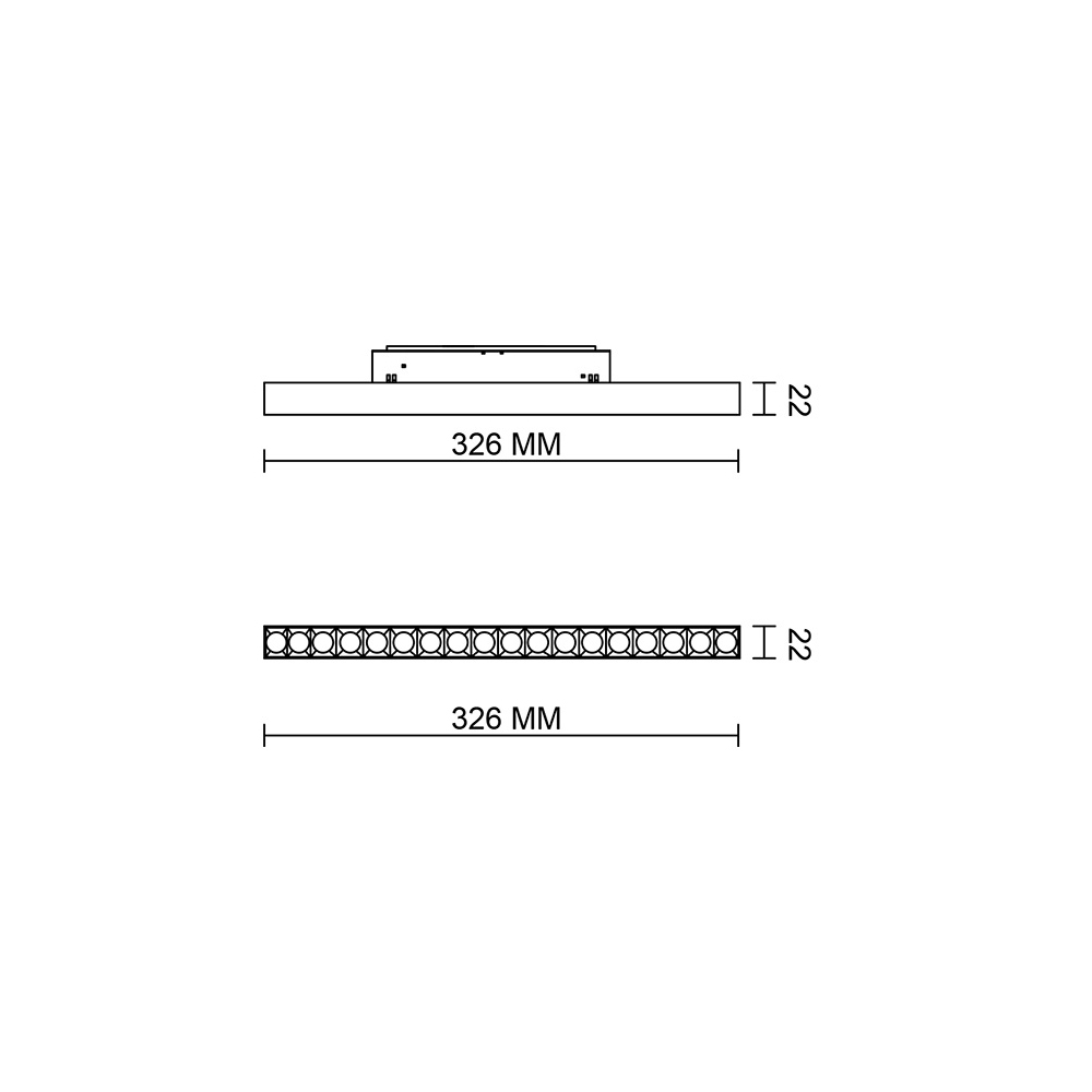 Lineer Onsekizli Lens Armatür