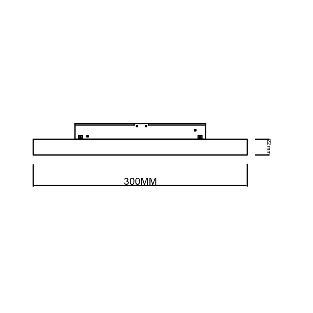 Lineer Opal Pleksi Magnet Armatür 300mm