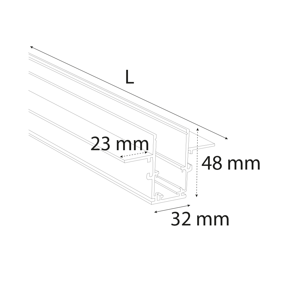 Sıva Altı Trimless Profil