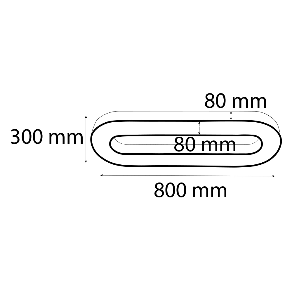 Oval Sarkıt Armatür