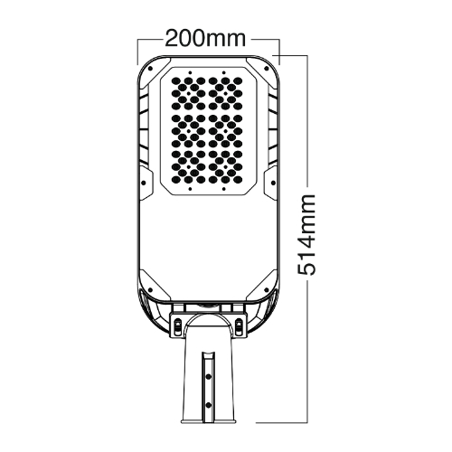 Luceturca OA-1088 LED Sokak Armatürü Lamba– Alüminyum Gövde, 514x200mm
