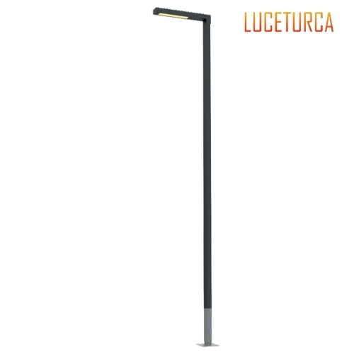 Luceturca OA-1092 Modern LED Aydınlatma Direği – 4 Metre Gövde, 1-2 Metre Konsol, Dış Mekân Mimari Armatür