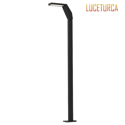 Luceturca OA-1093 Modern LED Peyzaj Aydınlatma Direği – 4 Metre, 1100mm Konsol, Mimari Dış Mekân Armatür