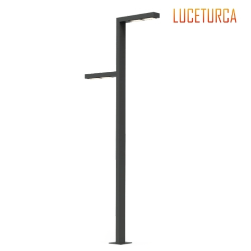 Luceturca OA-1096 Çift Kollu Modern LED Aydınlatma Direği - 6 Metre