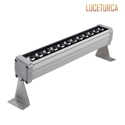 Luceturca OA-1200 12 LED’li Dış Mekan Wallwasher Armatür – 200mm Alüminyum Gövde