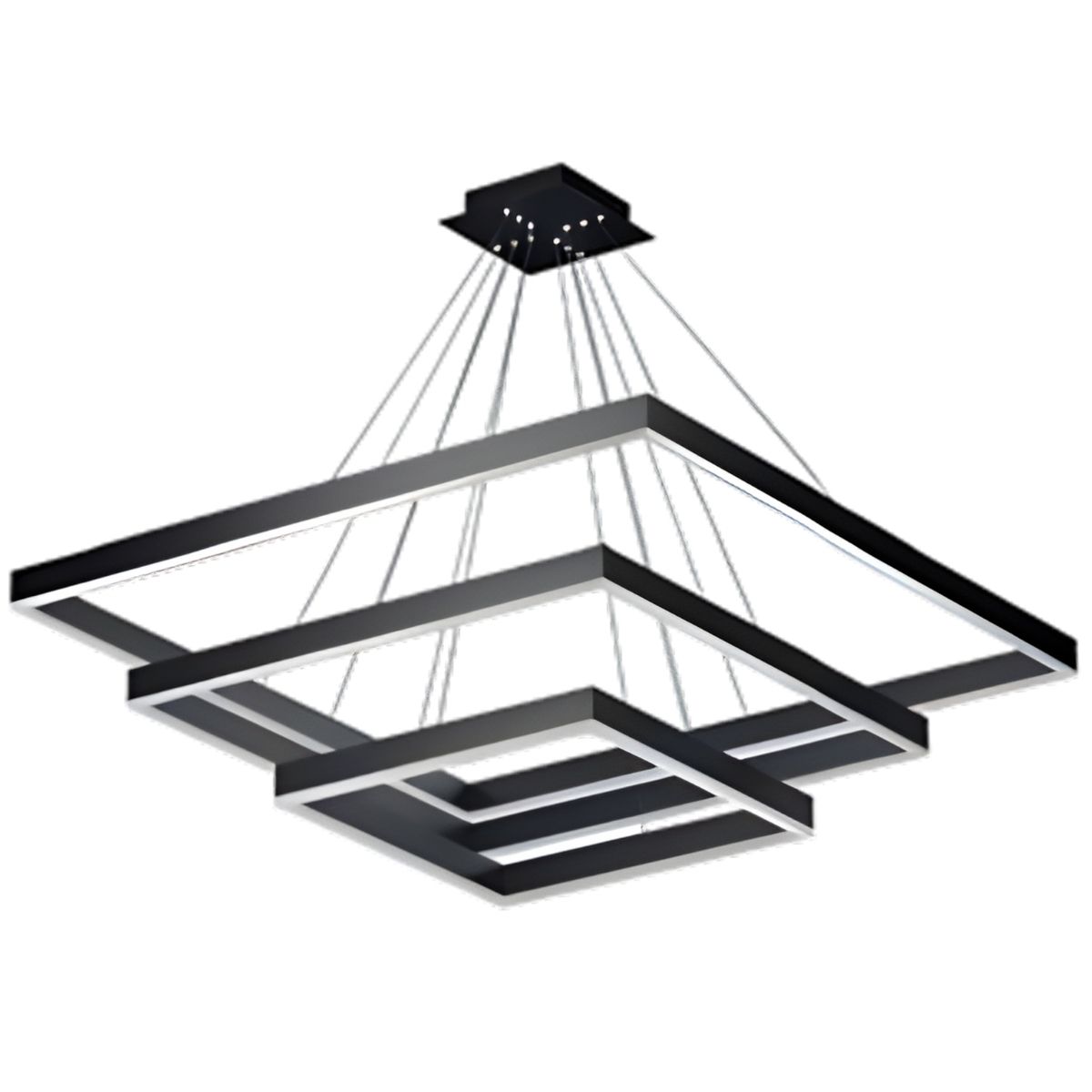 Sıva Üstü Sarkıt Köşe Kaynaklı Kare Lineer Armatür Dekoratif Aydınlatma Multip Serisi SRK 1175