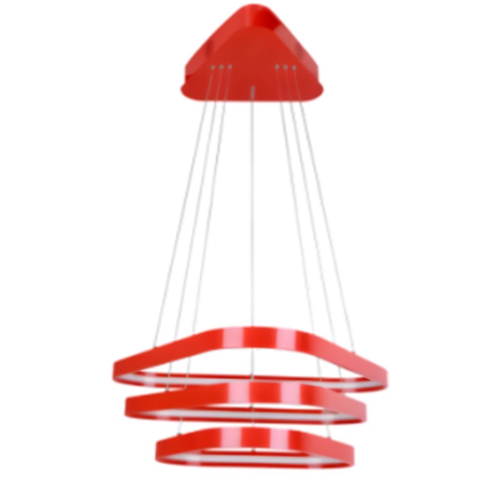 Üçgen Halka Armatür Dekoratif Sarkıt Aydınlatma Elegant Serisi SRK 1012